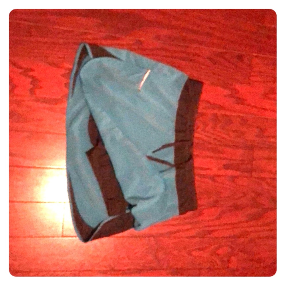 Blue and grey Nike skirt